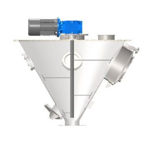 Agitator system used in MACTEX's pneumatic conveying solutions, designed for efficient mixing and blending of powders in material handling applications.